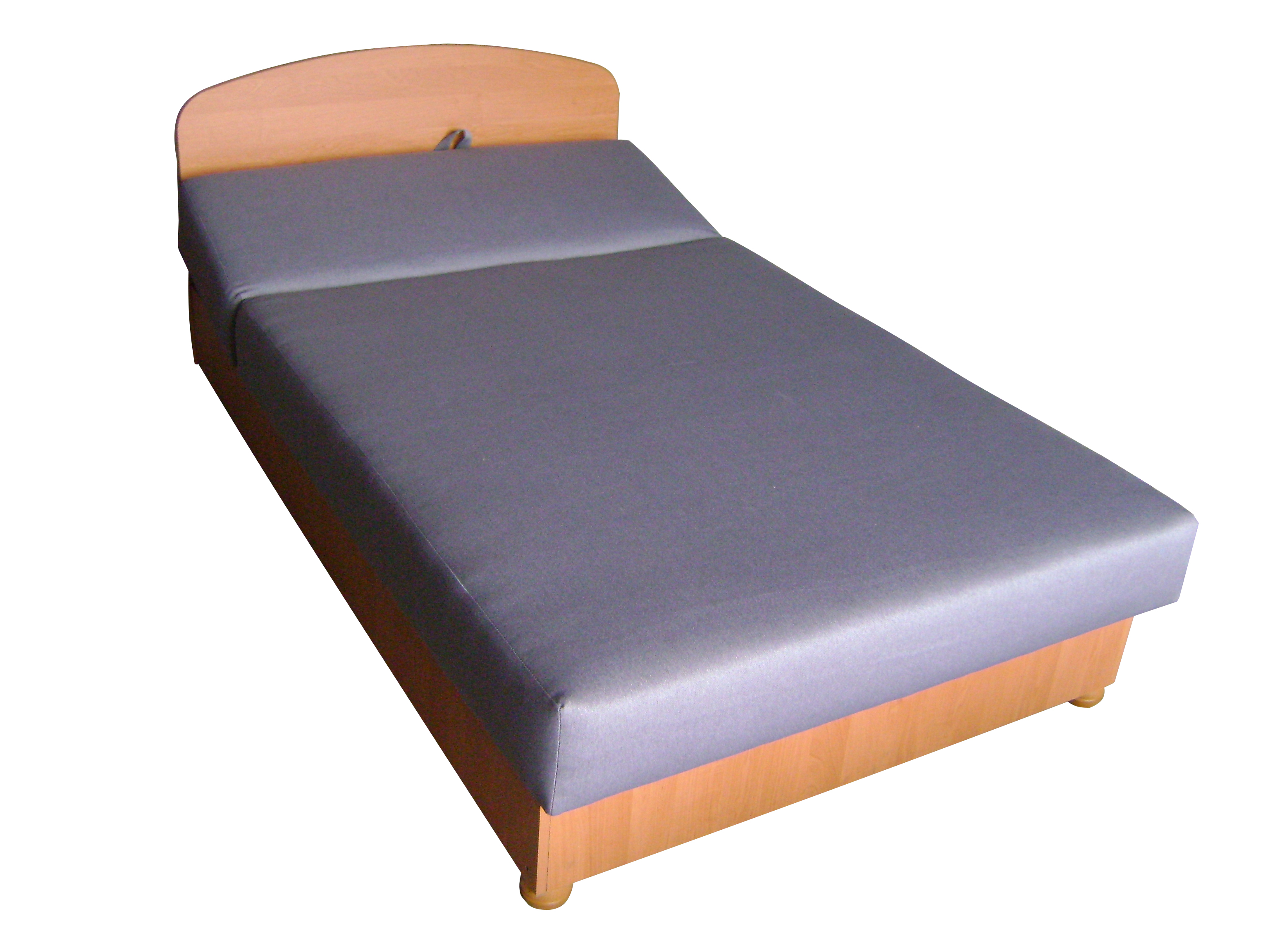 Łóżko NICOLA I 160x200 tapicerowane z materacem i pojemnikiem