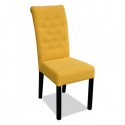 Krzesło RK-11 G tapicerowane z pikowanym oparciem
