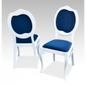 Krzesło RK-15 do salonu tapicerowane z oparciem
