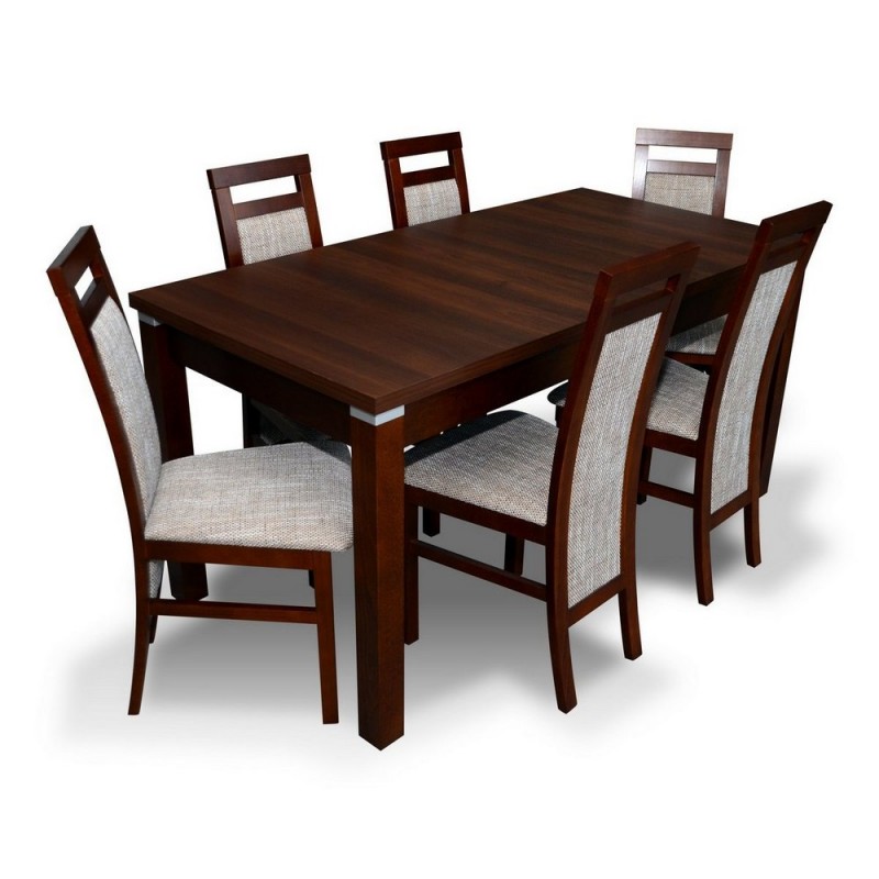 zestaw mebli stół z krzesłami