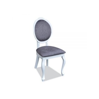 biały stół z krzesłami do jadalni