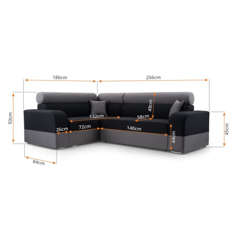 FUNKCJONALNY NAROŻNIK KARAMO MINI 