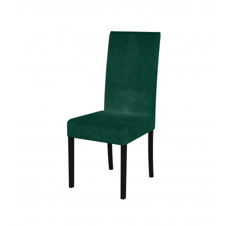 Krzesło tapicerowane butelkowa zieleń