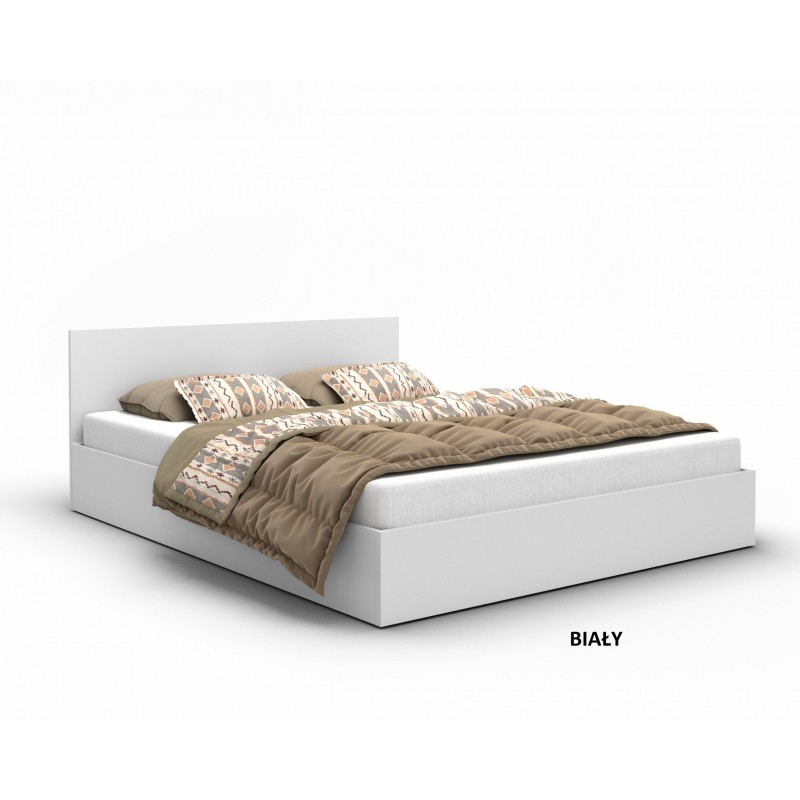 łóżko białe 160x200 do sypialni