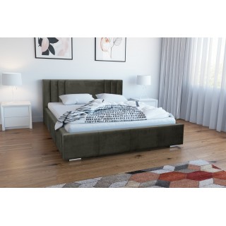 tapicerowane łóżko z pojemnikiem Presto 140x200