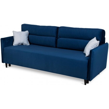 sofa z funkcją spania Tina niebieska