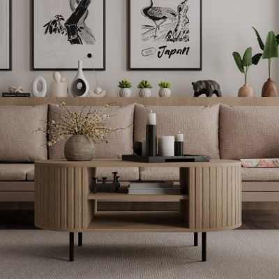 Ława z półkami Olano do salonu Ława z półkami Olano do salonu