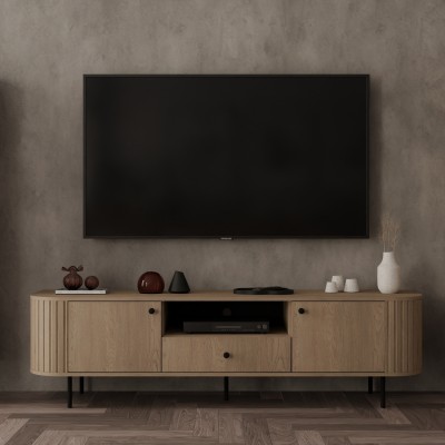 szafka rtv OVANO z półkami i szufladą do salonu szafka rtv OVANO z półkami i szufladą do salonu