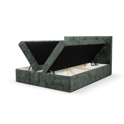 Łóżko kontynentalne Natan z materacem i pojemnikiem