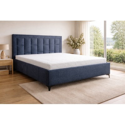 łóżko tapicerowane z stelażem Vena