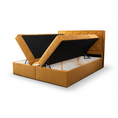 łóżko kontynentalne Palermo z materacem i pojemnikiem