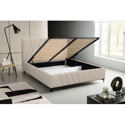 łóżko Capo z pojemnikiem i stelażem do sypialni