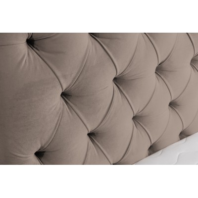 Eleganckie łóżko z pojemnikiem pikowane Psaro