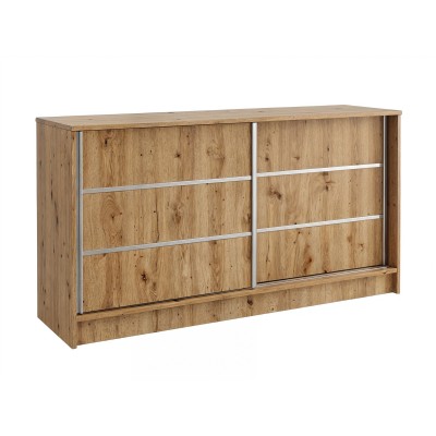 Komoda sara z półkami 160 cm