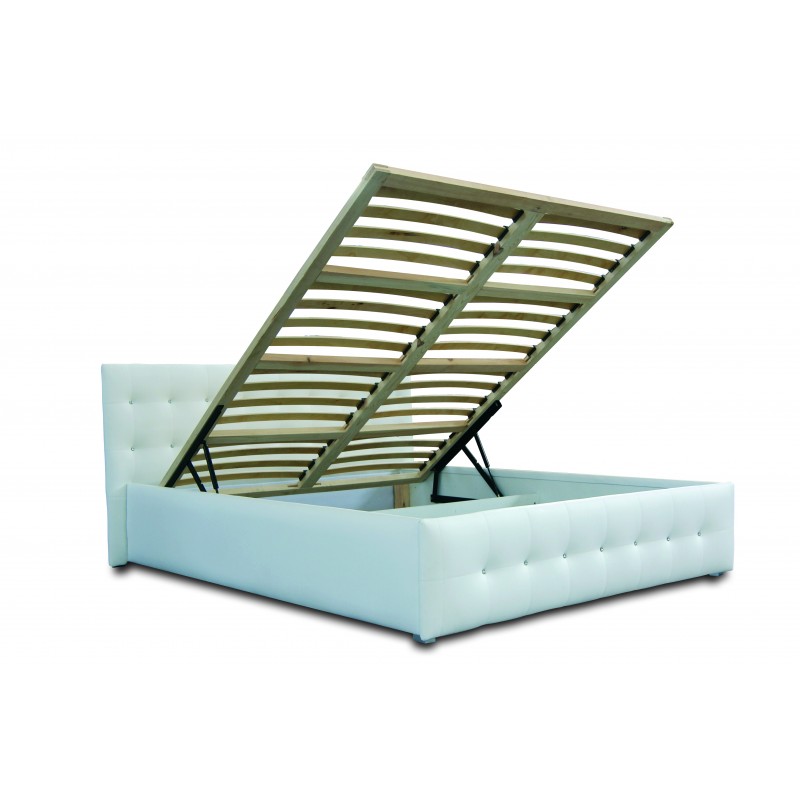 ŁÓŻKO DO SYPIALNI Z POJEMNIKIEM 200x140 TAPICEROWANE RÓŻNE TKANINY