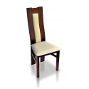 tapicerowane krzesło do jadalni z oparciem bukowe